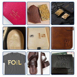 Machine de marquage à chaud pneumatique compacte pour le gaufrage du cuir et le marquage de logos sur bois, personnalisable - Product Image 2