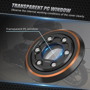 NiceCNC gauche PC fenêtre alternateur couvercle protecteur pour Harley <span class=keywords><strong>Sportster</strong></span> S RH1250S Pan America <span class=keywords><strong>1250</strong></span> RA1250 2021-2024 <span class=keywords><strong>2022</strong></span> - Product Image 3