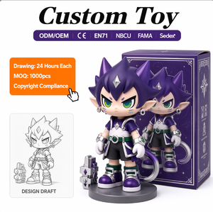 Statuetta in Vinile della Ninfa Amethyst Incantata, Figurina Anime in PVC, Modellino da Collezione ODM per Esposizione e Decorazione - Product Image 1