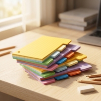 Cartes d'indexation à languettes codées par couleur en gros, lignées, pour l'étude, la révision, la préparation aux examens, l'organisation du bureau et les fournitures scolaires