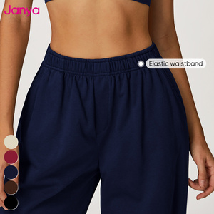 Janya da <span class=keywords><strong>donna</strong></span> <span class=keywords><strong>pantaloni</strong></span> sportivi da jogging Casual elasticizzati <span class=keywords><strong>pantaloni</strong></span> sportivi a vita alta <span class=keywords><strong>con</strong></span> tasche laterali larghi e dritti <span class=keywords><strong>pantaloni</strong></span> della <span class=keywords><strong>tuta</strong></span> - Product Image 3