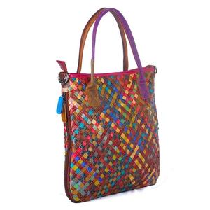 AndoBag Handbags for <b>Women</b> Genuine Cow <b>Leather</b> <b>Work</b> Tote <b>Bag</b> Large Capacity Color Knitting Outdoors Commute Shoulder <b>Bags</b> 889 - Product Image 3