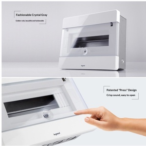 Caja de Distribución Eléctrica <span class=keywords><strong>Legrand</strong></span> de Alta Corriente para Interiores, Empotrada, de 8/12/16/24/32/40 Circuitos, Blanca Transparente, para Uso Doméstico - Product Image 2