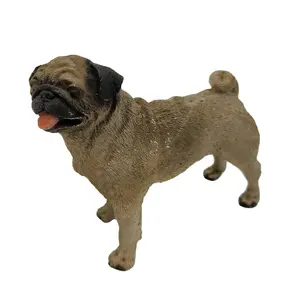פסל בולדוג אנגלי ישן אנגלי ויקטוריאני פסל בולדוג מציאותי פולישרף קישוט הבית כלב חמוד שיאמן סין 150 G