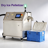 Machine de fabrication de granulés de glace sèche industrielle de haute qualité, 50 kg, 100 kg, pour le sablage au CO2 liquide, réponse rapide