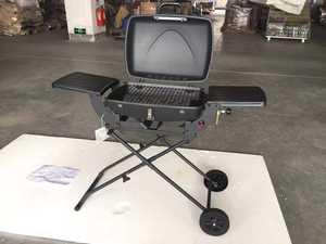 Trolley Barbecue da campeggio griglia da giardino pieghevole portatile all'aperto griglia a Gas - Product Image 3