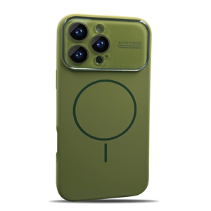 Custodia Magnetica in Silicone Liquido per <span class=keywords><strong>iPhone</strong></span> 17 <span class=keywords><strong>13</strong></span> 14 15 16 Pro Max Antiurto <span class=keywords><strong>con</strong></span> Protezione <span class=keywords><strong>Fotocamera</strong></span> in Cristallo - Product Image 2