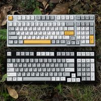 Tecsee Cherry Profile Keycaps Heavy Industry Mechanical Keyboard PBT Keycaps 100%/75%/65% Keyboard Double Shot Dye-Sub Keycaps