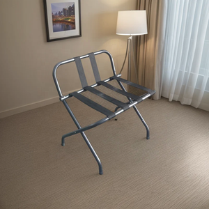 Porte-bagages pliant En kim loại Chrome chambre một coucher d'hotel categorie de meubles d'hotel porte-valise pliant En acier - Product Image 4