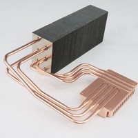 Dissipateur thermique professionnel en cuivre et aluminium, personnalisé, processeur, pour serveur, refroidissement
