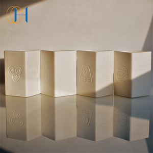 Luxury Scented Candle Wholesale Handmade Luxury Gift Box Soy Wax Crystal Smokeless Tin Scented Candle With Marble Jar