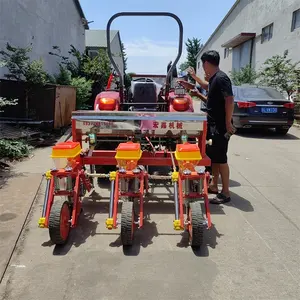 Vierwielige Trekker Zaaimachine Transporttrekker Aanhangwagen Van Vierwielige Boerderij Vierwielige Tractor Reaper Header