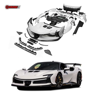 ชุดแต่งคาร์บอนไฟเบอร์แบบแห้งสไตล์ SF90XX สำหรับ Ferrari SF90 ชุดแต่งรอบคันแบบแอโรไดนามิก กันชนหน้า-หลัง ขายส่ง - Product Image 1