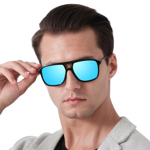 Nouvelles lunettes de soleil rétro unisexes transfrontalières, monture noire en PC, verres TAC, protection UV400 pour le voyage, la pêche, la conduite et la mode - Product Image 5