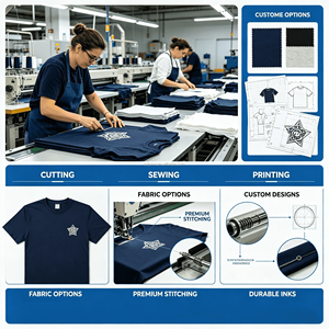 T-shirt gaufré personnalisé OEM pour <span class=keywords><strong>homme</strong></span>, manches classiques, col rond, tendance, décontracté, été, jersey 180 grammes, 100% polyester, vierge - Product Image 4