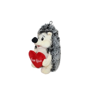 Cadeau de la Saint-Valentin, peluche <span class=keywords><strong>hérisson</strong></span> en peluche, rose rouge, je t'aime, jouets en forme de cœur, couverture avec rembourrage en coton PP - Product Image 5