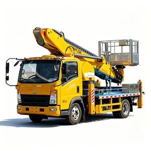 Camion plateforme aérienne tout-terrain HOWO 24m 4x4 pour travaux en terrain accidenté - Product Image 1