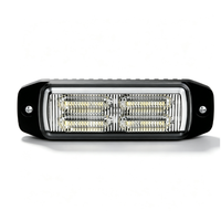 Feu de signalisation stroboscopique LED ambre grand angle 180 degrés pour calandre, 10-30V CC, IP65, montage en surface, lampe clignotante d'urgence