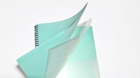 Coloré mode présentation Document fichiers dossiers bobine livre 4 pages 10 poche clair livre PP affichage livre pour étudiant affaires