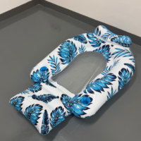 Chaise longue gonflable en PVC personnalisée avec filet, flotteur de piscine gonflable pour adultes, lit flottant gonflable pour piscine