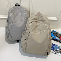 Nouveau sac à dos pour ordinateur portable, idéal pour les trajets professionnels, unisexe, grande capacité, imperméable, tendance, décontracté, avec compartiment pour ordinateur portable