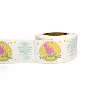 Etichetta Adesiva Rotonda Lucida Personalizzata con Nome del Marchio Privato Stampato in Vinile per Uso Artigianale - Product Image 2