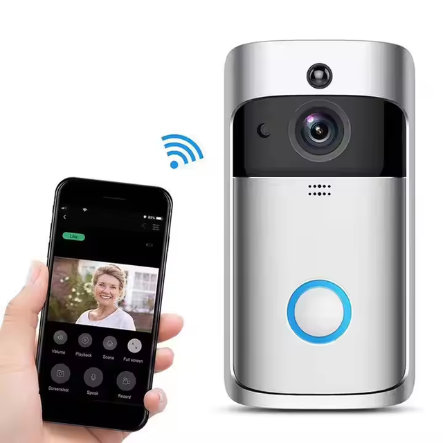 Two-Way Intercom HD Wireless Smart Security Doorbell with WiFi Camera Aiwit Ring Doorbell and Camera System