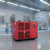 Sécheur d'air comprimé réfrigéré Demargo pour chambre hyperbare, 120 lpm, mini, en acier au carbone, avec refroidisseur d'air et désodorisant à l'ozone