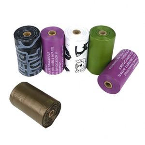 Bolsas de Plástico Ecológicas Desechables Personalizadas al por Mayor para Excrementos de Perro con Asas y Aroma - Product Image 2