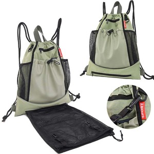 New Style High Quality Basketball <b>Drawstring</b> <b>Backpack</b> with Detachable Ball Mesh Bag Soccer <b>Backpack</b> <b>Drawstring</b> Gym Sports Bag - Product Image 6