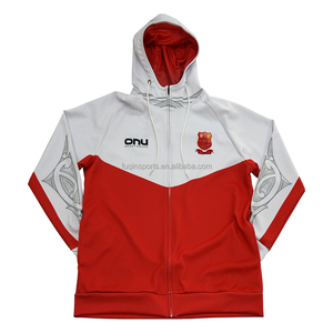 Tùy chỉnh giải đấu tonga tag bóng đá Hoodies thăng hoa tag đồng phục Áo thun dây kéo áo maori đội dài tay áo - Product Image 4