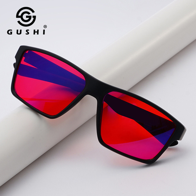 European American Full Frame Rectangle 99% Anti-Blue Light Gaming Glasses for Computer and Sleep Use