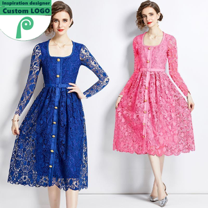 115-8583- Produttore di Abbigliamento Femminile, Vendita all'Ingrosso di Eleganti Abiti Vintage Floreali da Sera e Casual per Signore - Product Image 1