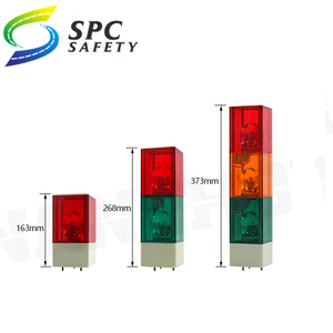 Thiết Bị Công Nghiệp Máy Công Cụ Còi Cảnh Báo Xoay Nhiều Lớp Hình Vuông An Toàn Đèn Tháp Xếp Chồng Đèn Báo Hiệu Led - Product Image 5