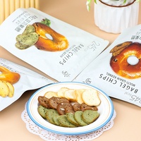 JIUR Nouvelles saveurs bagel chips miel beurre collations saines vente en gros de collations sucrées biscuits à vendre