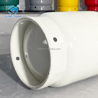 Bouteille de gaz GPL en acier personnalisée de 9 kg (20 lb) pour la cuisson domestique, certifiée ISO, directement de l'usine, Mexique