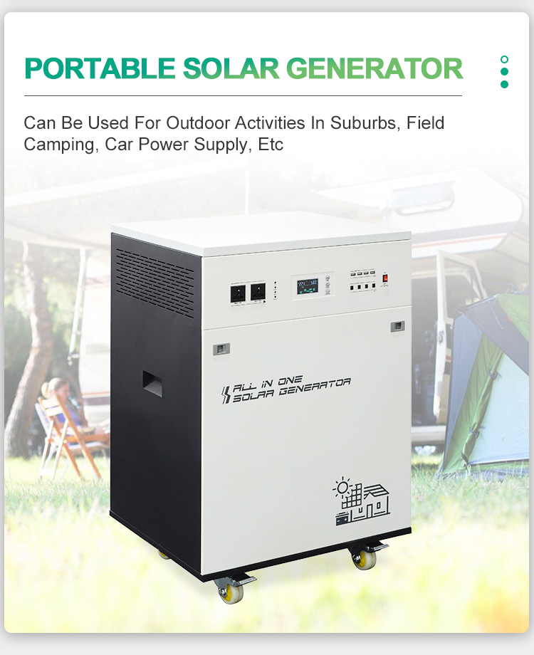 Complete Solar Power System Home 48v Dc to 220v Ac 2kw 3kw 4kw Solar Energy System 5kw Kit Set