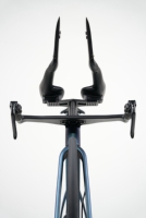 Vélo de Route Contre la Montre JAVA TT-VEGA à Frein à Disque 700C, Cadre Carbone Intégré Aérodynamique et Caréné, Roue Pleine Carbone Homologuée UCI