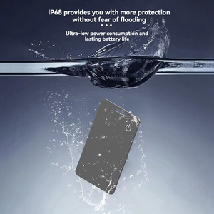 Waterproof Plastic Smart Wallet Pop-Up Card <b>Holder</b> RFID Slim Design GPS Tracker for Kids Pets Real-Time Tracking App <b>Control</b> - Product Image 2