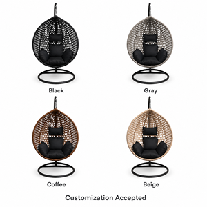 Novità 2026: Sedia Amaca Sospesa in Rattan Personalizzata, Ecologica, con Cuscino Impermeabile, <span class=keywords><strong>Design</strong></span> Contemporaneo <span class=keywords><strong>per</strong></span> Arredamento Esterno - Product Image 5