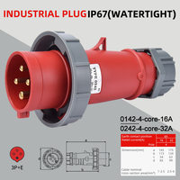 2025 nouvelle prise et prise industrielle IP67 4PIN 16A 380-415V prise d'alimentation en cuivre pour les normes UK US EU AU