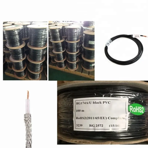 <span class=keywords><strong>Ft</strong></span> RG174同軸ケーブル<span class=keywords><strong>50</strong></span>オーム低損失RG174同軸ケーブルRF同軸線 - Product Image 2