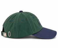 Casquette de baseball décontractée à 6 panneaux, motif léopard, en sergé de coton lavé, broderie haute densité, douce, bicolore, non structurée, pour usage quotidien en extérieur