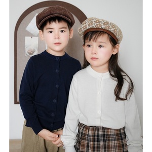 Nouveau Cardigan Personnalisé à Manches Longues pour Filles et Garçons de Maternelle, Grande Taille, Hauts d'Uniforme Scolaire Printemps, Pulls Tricotés - Product Image 3