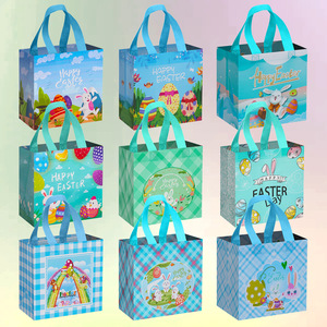 Bolsas de Regalo de Navidad para Niños, Bolsas de Tela No Tejida con Diseño de Dibujos Animados, Impermeables y Portátiles - Product Image 3