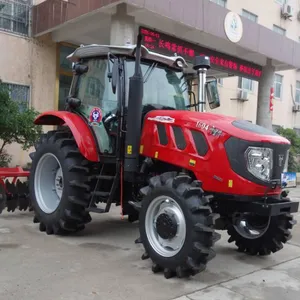 Granja de gran potencia YTO motor Diesel QLN1604 Tractor de granja de Agricultura con pesados Harrow para venta