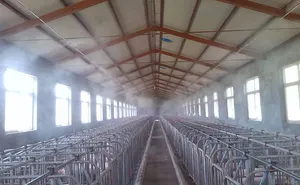Fabbrica cinese macchina per l'appannamento dell'aria portatile a spruzzo sistema di nebulizzazione per pollame ad alta pressione