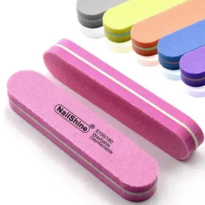 Mini esponja de Color para pulir uñas, herramientas profesionales para pulir uñas, bloque de amortiguación de uñas 100/180