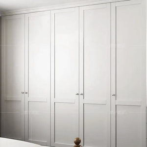 Armoire de rangement simple en MDF la plus vendue avec tiroirs, grande armoire, mobilier de maison, armoire de chambre à coucher - Product Image 1