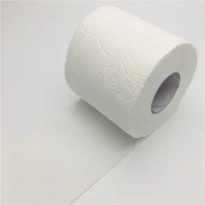Эко-дружественный 100% натуральной древсной массы 3-слойные фанерные Ванная комната для туалетной бумаги Стандартный рулон туалетной бумаги